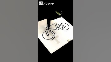 Drawing a bicycle with a CNC Drawing Machine