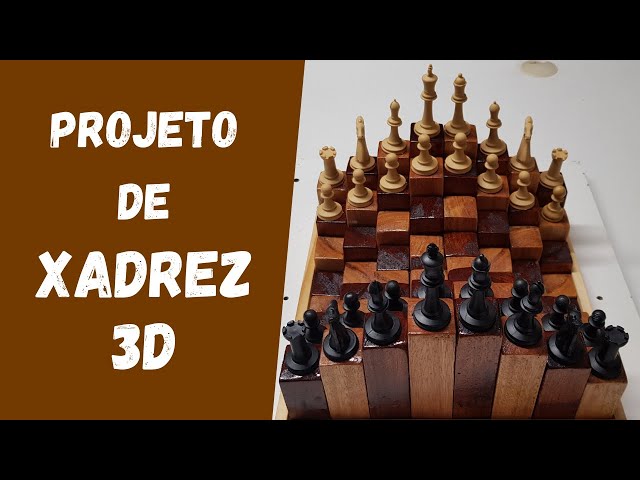 Construction of a 3D chess board 