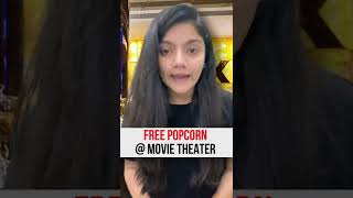 FREE Popcorn at Movie Theatres