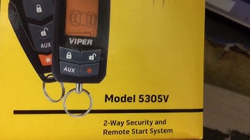 viper 5305v remote start alarm SmartStart smartphone control