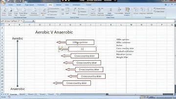 Screencast - Creating a drag & drop exercise in Excel; step 3 - creating the shapes