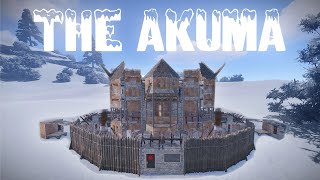 THE AKUMA • Roof Bunkers • 2x1 • Funnel Wall • Open Core • Roof Peaks • Small Group Base Tutorial screenshot 5