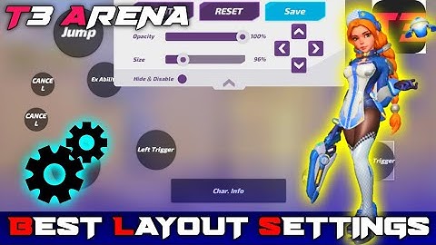 BEST LAYOUT SETTING FOR T3 ARENA 😍| BEST CUSTOM HUD FOR T3 ARENA | T3 ARENA BEST SETTINGS | T3 ARENA