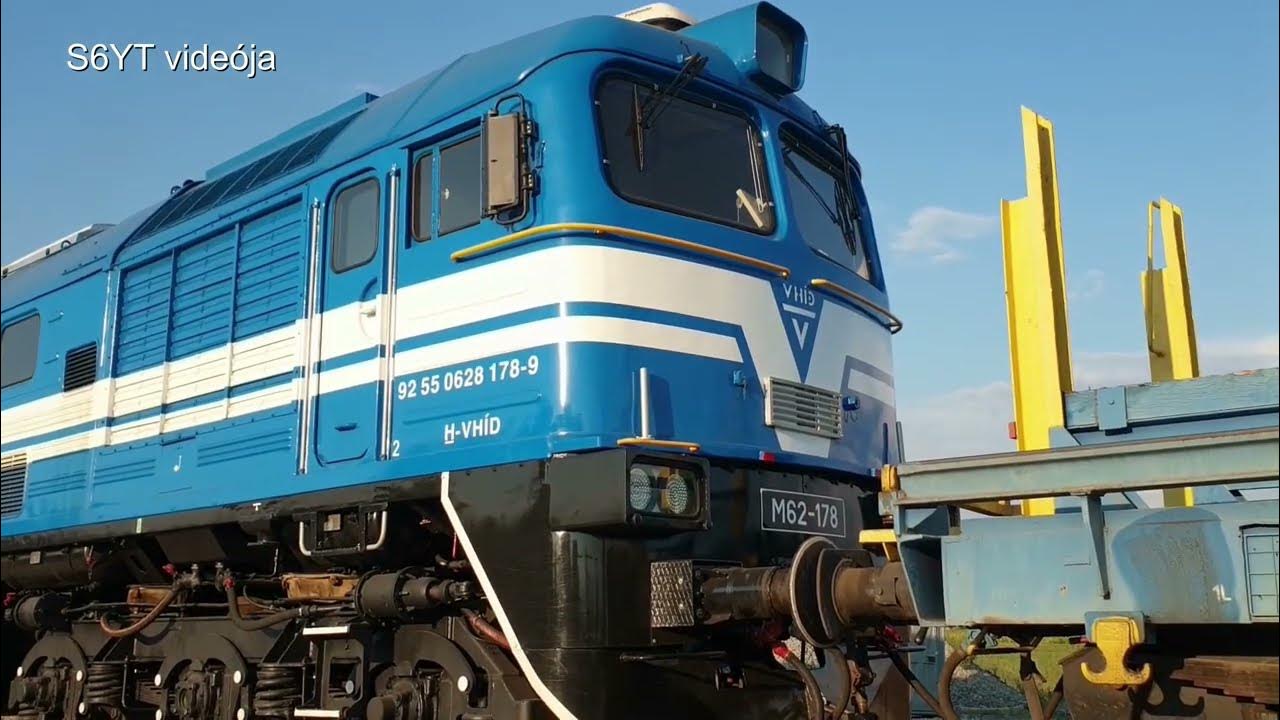 M62-178 V-Híd Szergej mozdony kissé furcsa beindítása :-) 2023.08.16 ...