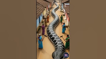 Giant Python Blocks Village Street | Women Face Off Against Massive Snake
