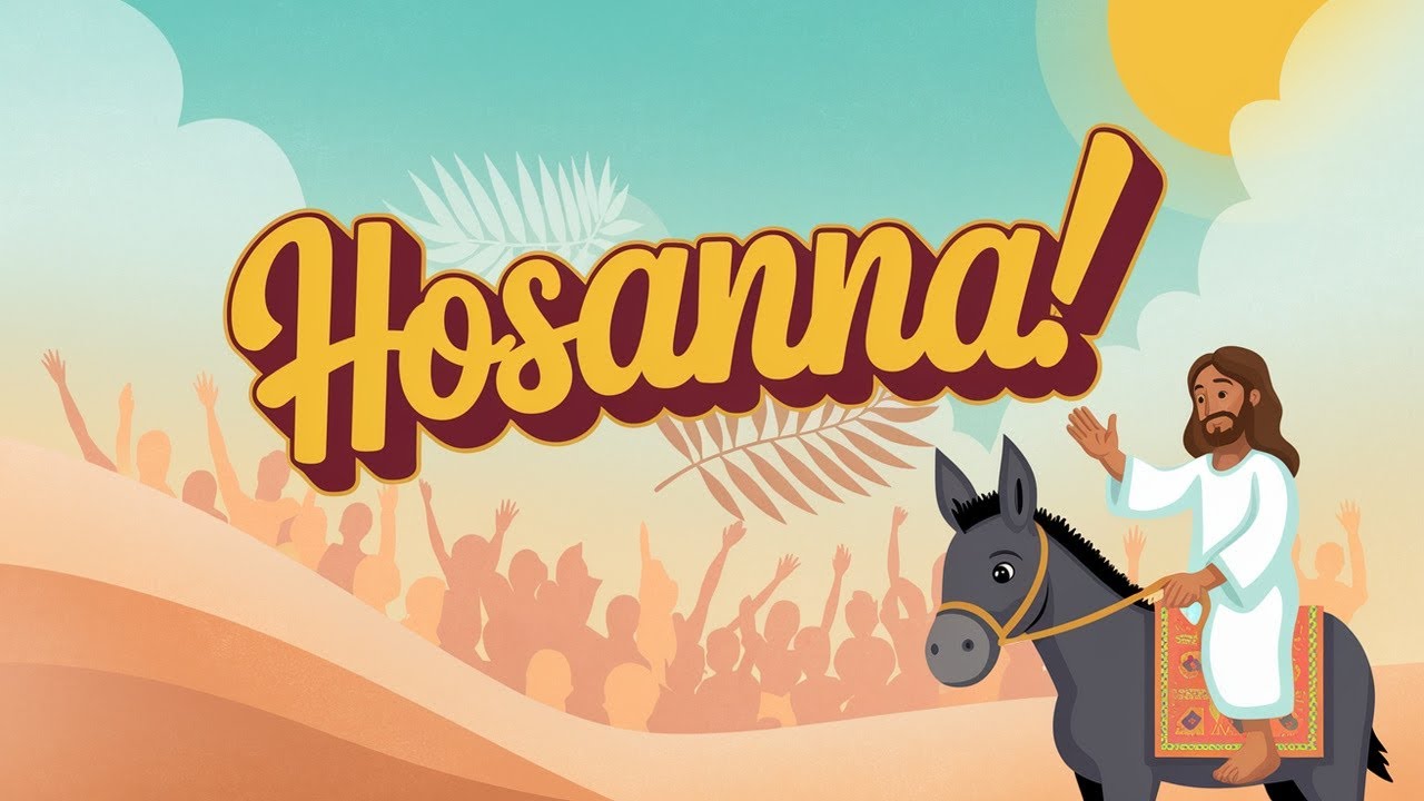 Happy Palm Sunday ┃Christian Worship Music for Children┃Christian ...