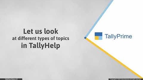 HBS SOLUTIONS | How to Search and Navigate to Topics on TallyHelp | TallyHelp