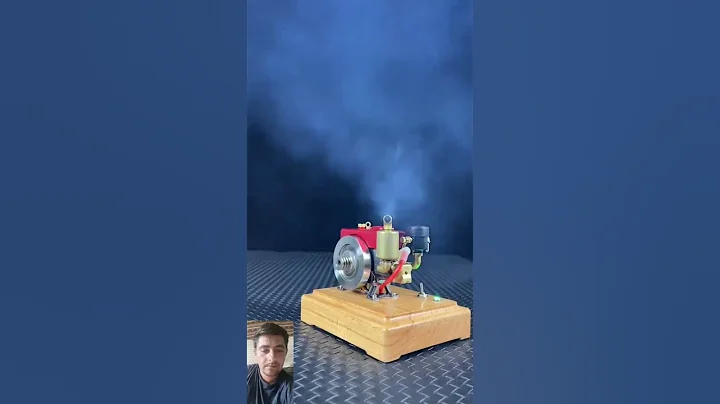 Newcomer1/8 Mini Gasoline Engine Model 2.6cc Single-Cylinder Four-Stroke Motor Model Educational Toy