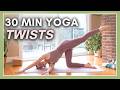 30 min intermediate vinyasa flow  spinal twists