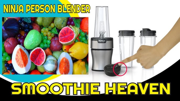 Ninja BN301 Nutri-Blender Plus Compact Personal Blender, 900-Peak