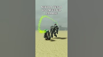 💀 INFECTED ZOMBIE vs NIKOLA TESLA in DEAD RAILS.. #roblox #deadrails