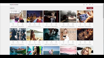 Video Website Template 8 - Color Scheme 1
