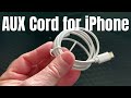 Aux cord for iphone