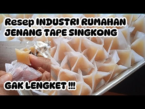 Cara Buat Dodol Tape Singkong