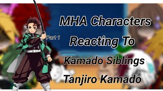 MHA Characters reacting to Kamado Siblings||Part 1||GCRV||⚠️Warnings in desc⚠️