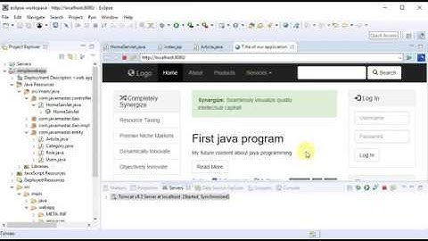 Jsp and jstl for each example