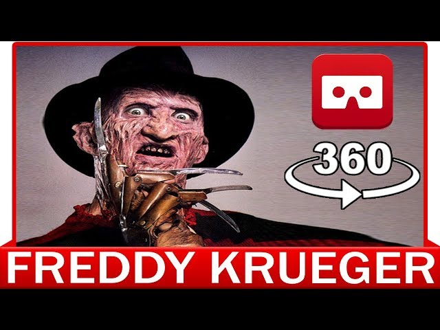 360° VR VIDEO - NIGHTMARE on Elm Street - Freddy Krueger | First Person | Friday The 13Th