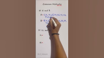 Common Multiples - Class 6    #maths #learning #easy #js_network