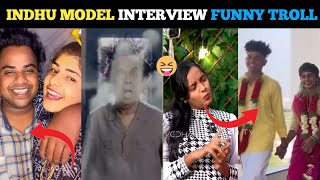 Indhu Model Funny Troll Videotelugu Trolls Interview Troll