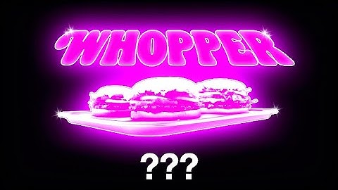 15 "Whopper Whopper" Sound Variations in 60 Seconds