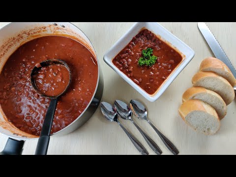 Vidéo: Comment Faire Une Soupe épaisse Aux Haricots Et Aux Pâtes