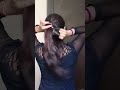 Trying viral hairstyle shorts hairstyle viral hair 1m