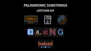 Palindromic Substrings - Leetcode 647 | Expand Around Center