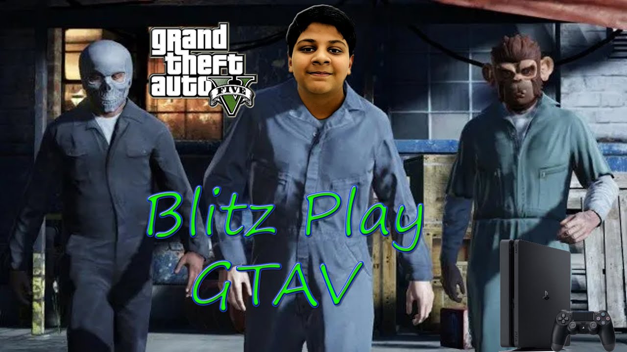 GTA 5 Blitz Play Mission Full Gameplay | Michael, Franklin & Trevor Heist Action