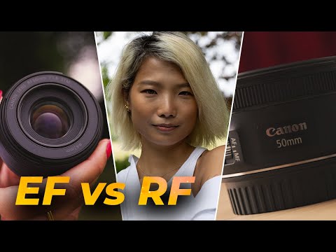 Canon EF 50mm f1.8 o Canon RF 50mm f1.8? ¿Cuál es mejor? - SKYES Media