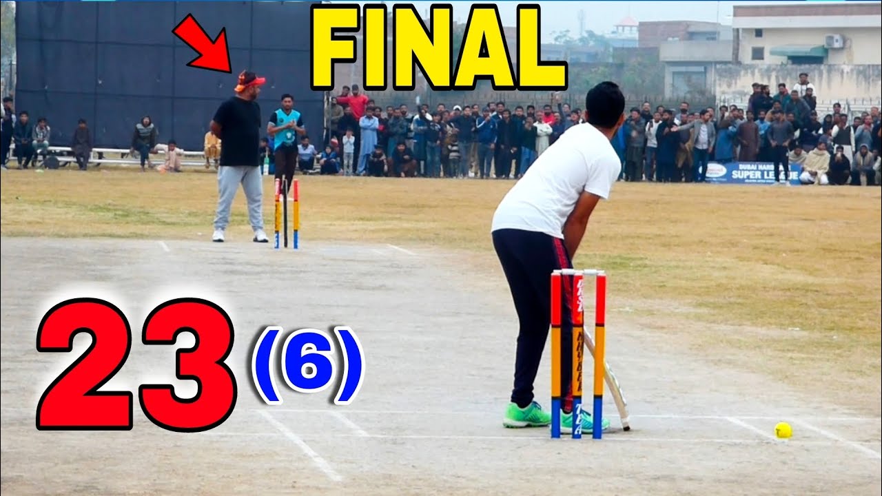 BIG FINAL 23 RUNS NEED LAST 6 BALLA MOST THRILLING MATCH IN TAPE BALL ...