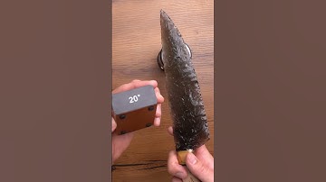 Taking on the challenge to sharpen an Obsidian Knife with Tumbler Rolling Sharpener
