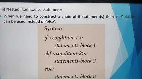 Alternative or Branching Statements in python, Part 2, Chapter 6, Unit 2,  A. Jaya Mabel Rani.