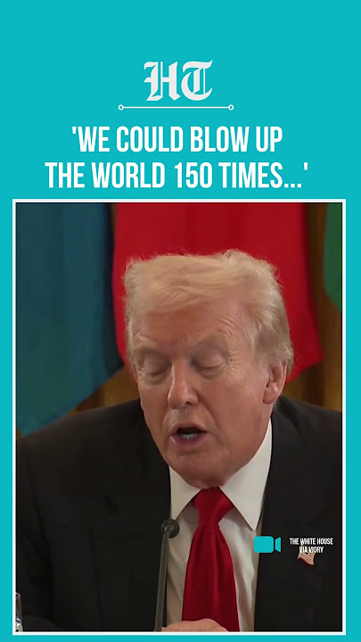 'Spoke To Xi, Putin..' Trump Calls For Dunuclearisation After Ordering Nuke Weapons Test | #shorts