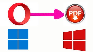 How to Save Webpages as PDFs in Opera on Windows 11 or 10?