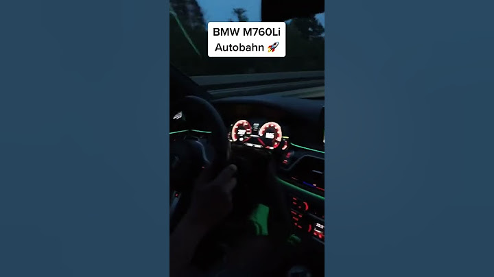 BMW M760Li Autobahn #shorts #bmw