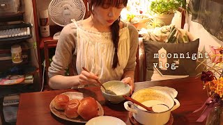 ทำเฟรนช์โทสต์และซุปเห็ดกระดุม และกินเนื้อแฮชกับข้าว🍳 | cozy cooking vlog. korea daily life