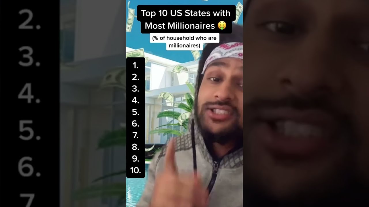 Top 10 States With Most Millionaires Households millionaire usa Top 10 States With Most Millionaires Households millionaire usa
