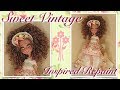 Sweet Vintage Floral Cutie | Monster High Repaint | OOAK Custom | Art Doll | Baby Doll | Spring