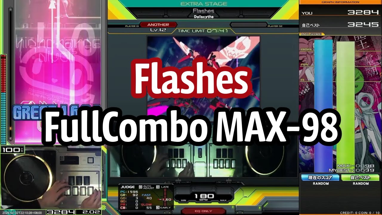 beatmania IIDX 33 Sparkle Shower】Flashes FullCombo MAX-98 - YouTube