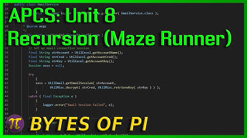 APCS: Unit 8: Recursive Maze Runner