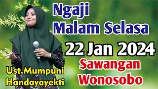 Mumpuni TERBARU 22 Jan 2024 | Ceramah Ngapak Lucu Ustadzah Mumpuni Handayayekti Terbaru