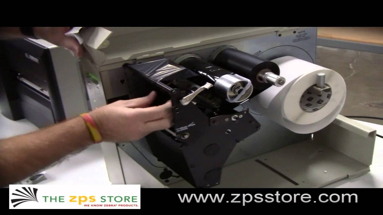 Zebra Printhead & Platen Roller Cleaning - YouTube