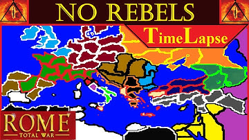 No Rebels TIMELAPSE: Rome Total War LandBridge MOD (A.I. ONLY)