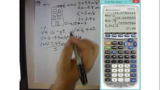 Physics 2.5 Free Fall HW # 59