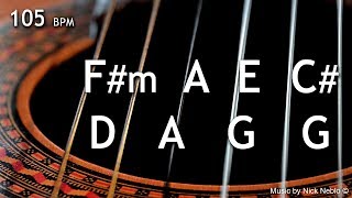 Instrumental Upbeat Latin Backing Track F# Minor chords