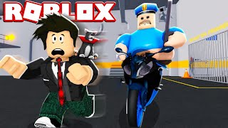 LOKIS CORRENDO DO BARRY COM MOTOCA |  Roblox - Biker Barrys Prison