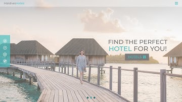Web Design UI - Maldives Hotels (Speed Art #5)