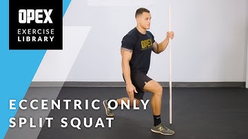 Eccentric Only Split Squat - Opex Exercise Library