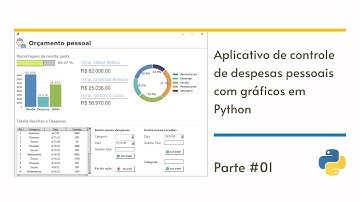 Como criar aplicativo de controle de despesas pessoais com gráficos em Python | Parte #01