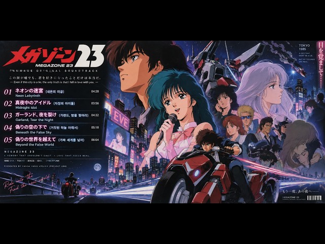 3 메가존 23｜OST オープニング｜ガーランド、夜を裂け！追われるほど